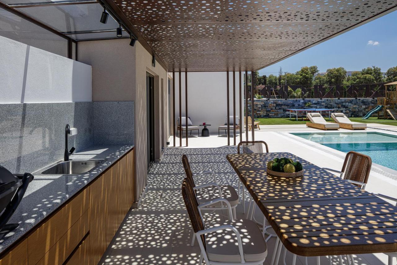Terrazzo Luxury Villas Pigianos Kampos  Exterior foto